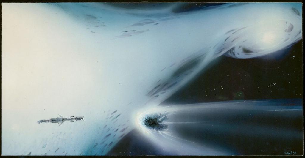 Concept art pour le film Super Nova par Walther Hill - Sylvain Despretz - Technique mixte sur papier - 3645