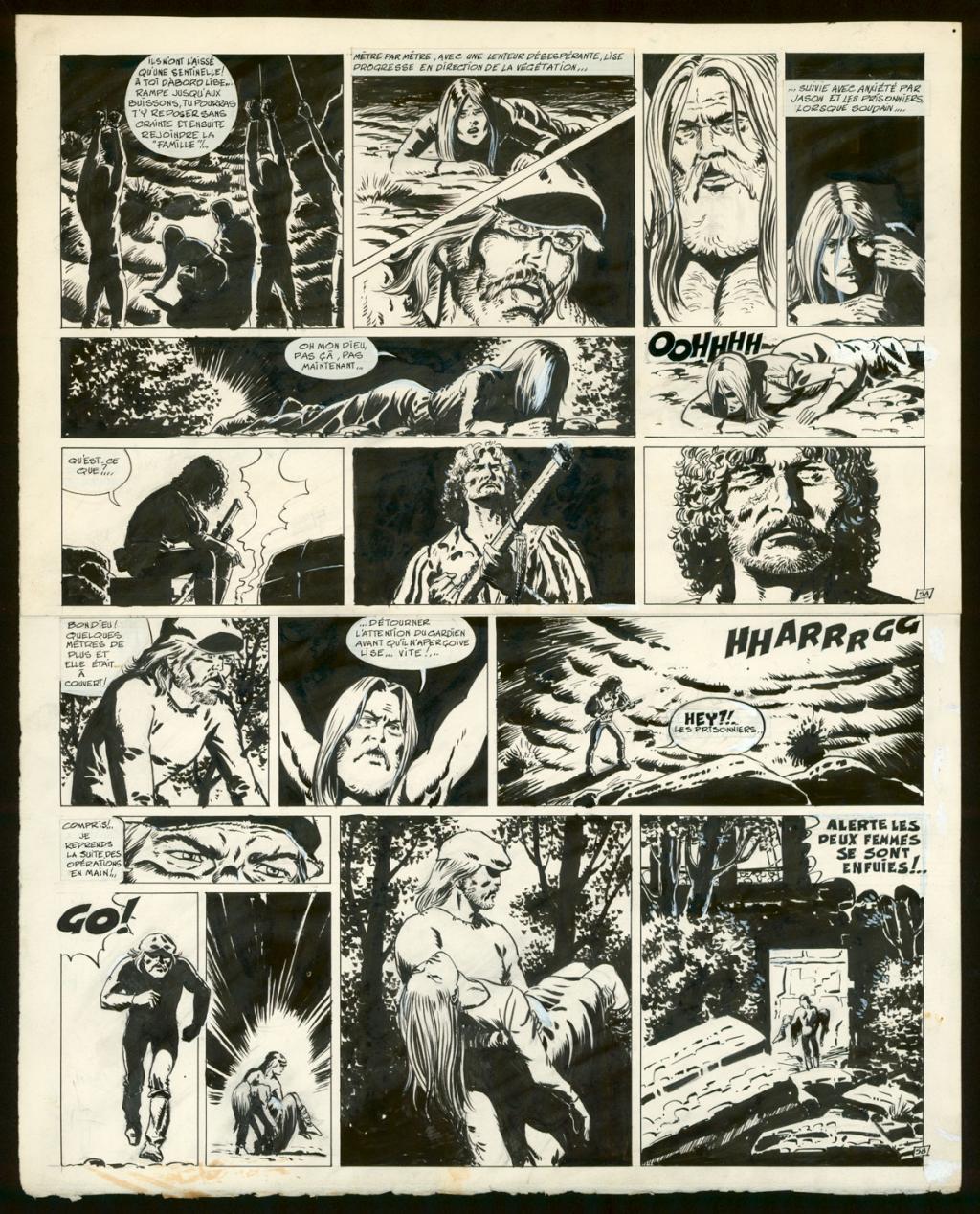 Planche originale n°5 issue de l'épisode 4 de Jason Muller - Claude Auclair - Encre de Chine sur papier - 4006