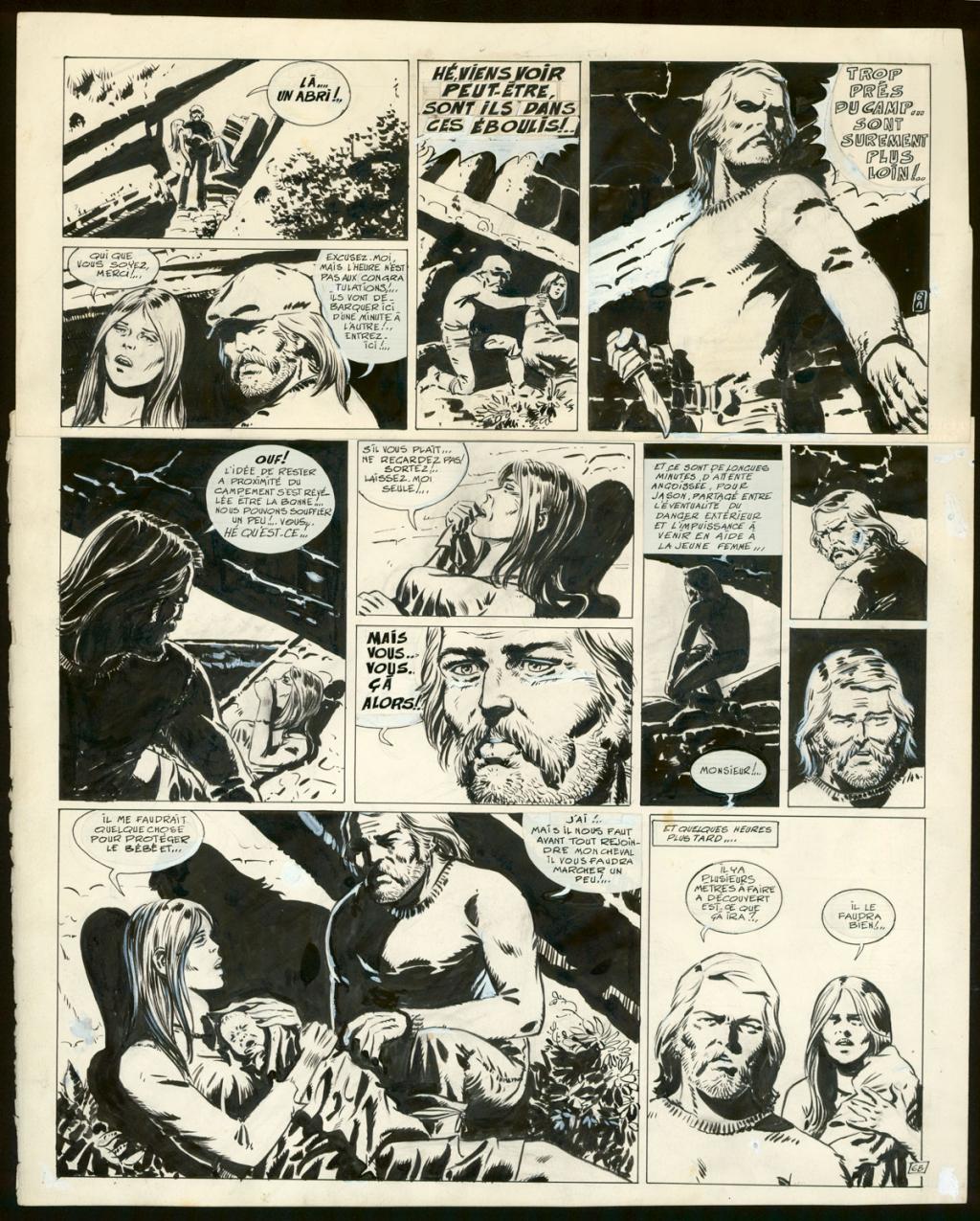 Planche originale n°6 issue de l'épisode 4 - Claude Auclair - Encre de Chine sur papier - 4007