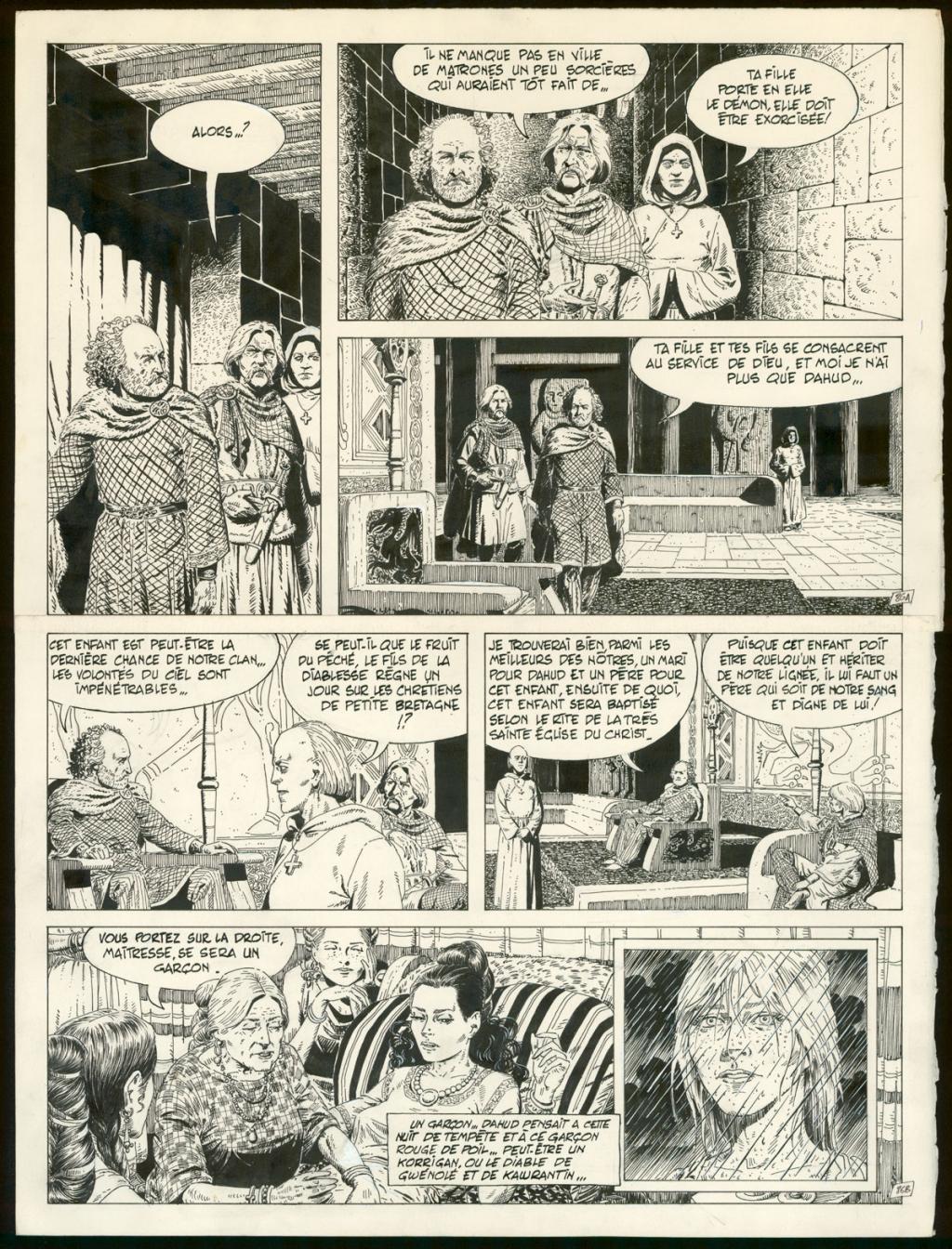 Planche originale n°86 - Claude Auclair - Encre de Chine sur papier - 4013