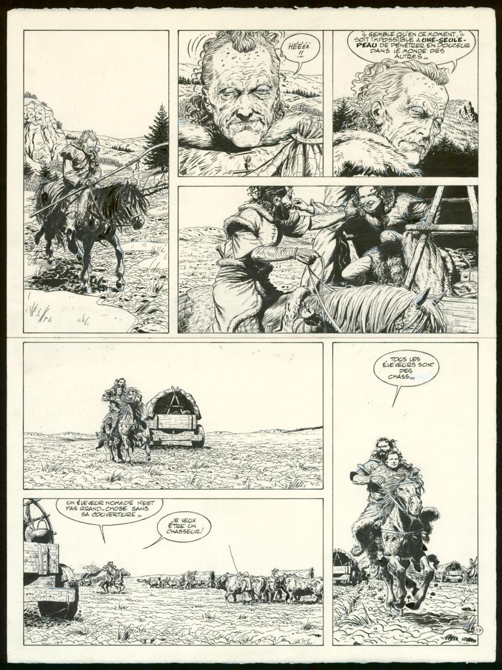 Planche originale n°17 - Claude Auclair - Encre de Chine sur papier - 4019