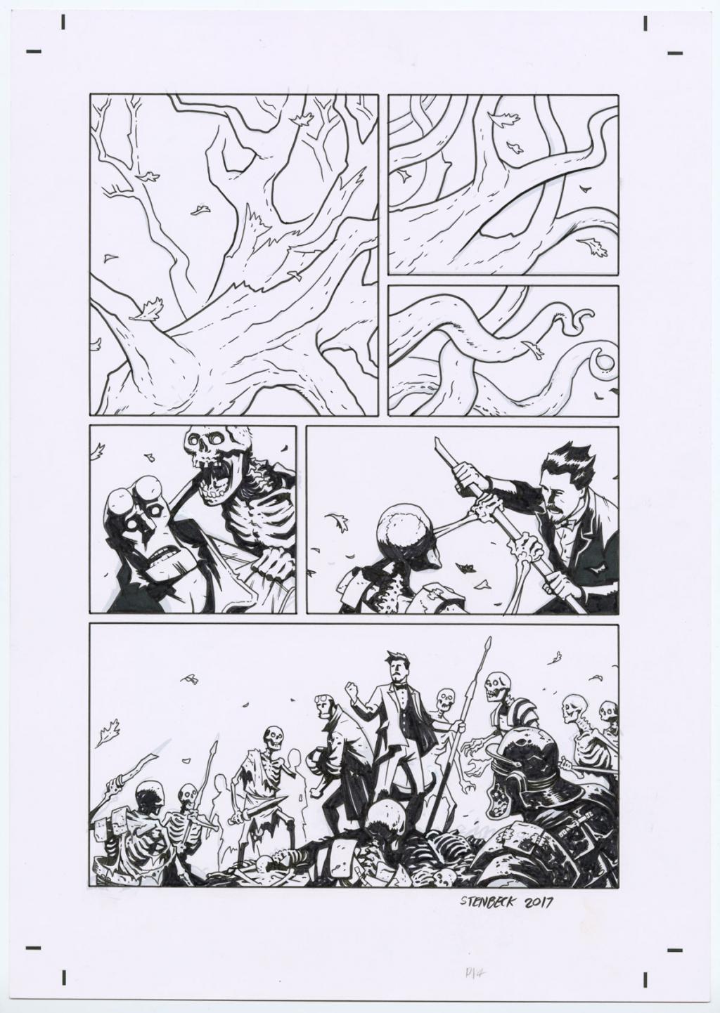 Illustration originale - Ben Stenbeck - Encre de Chine sur papier - 4142