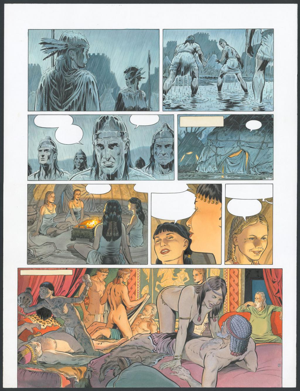 Planche originale n°21 - François Miville-Deschênes - Aquarelle et encre de Chine sur papier - 4177