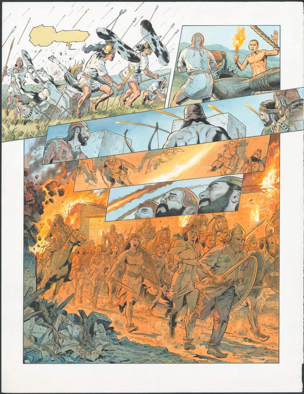 Planche originale n°20 - François Miville-Deschênes - Technique mixte - 4178