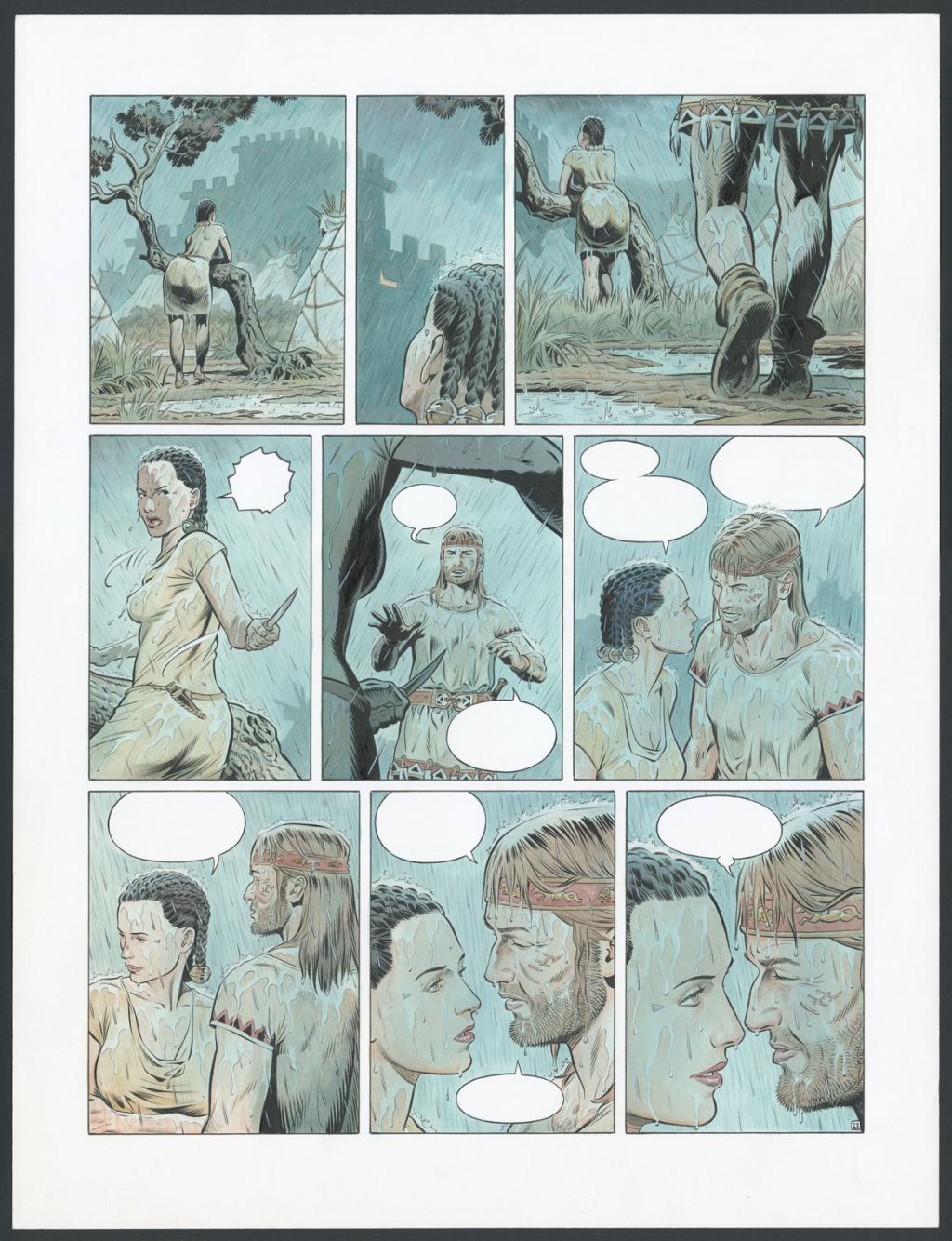 Planche originale n°23 - François Miville-Deschênes - Technique mixte - 4179