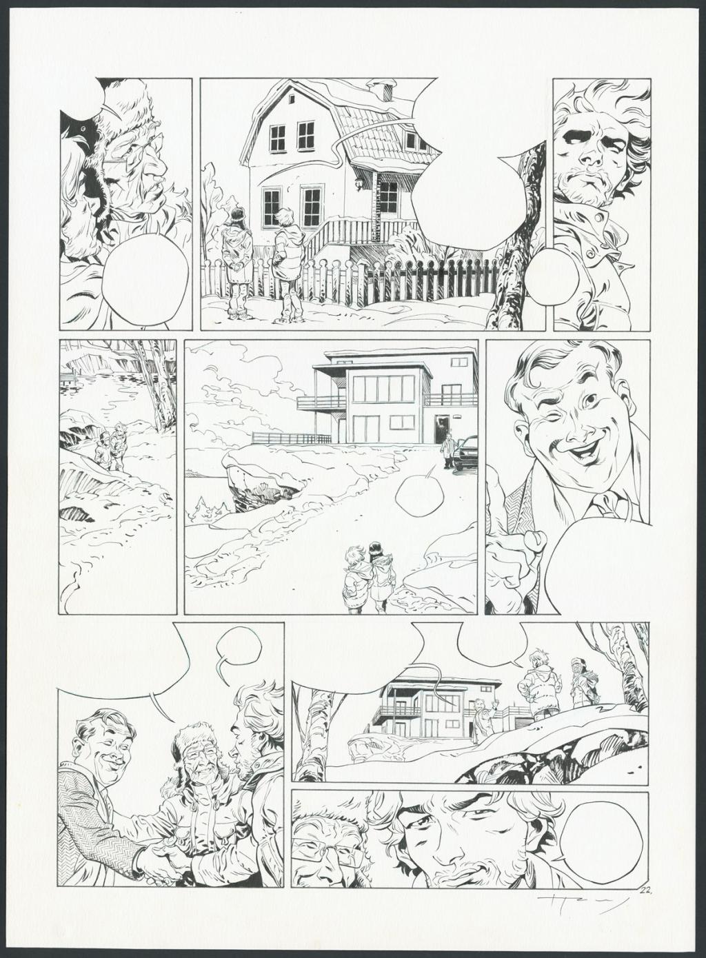 Planche originale - Homs - Encre de Chine sur papier - 3689