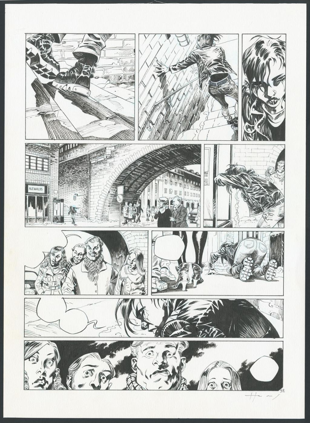 Planche originale - Homs - Encre de Chine sur papier - 5627