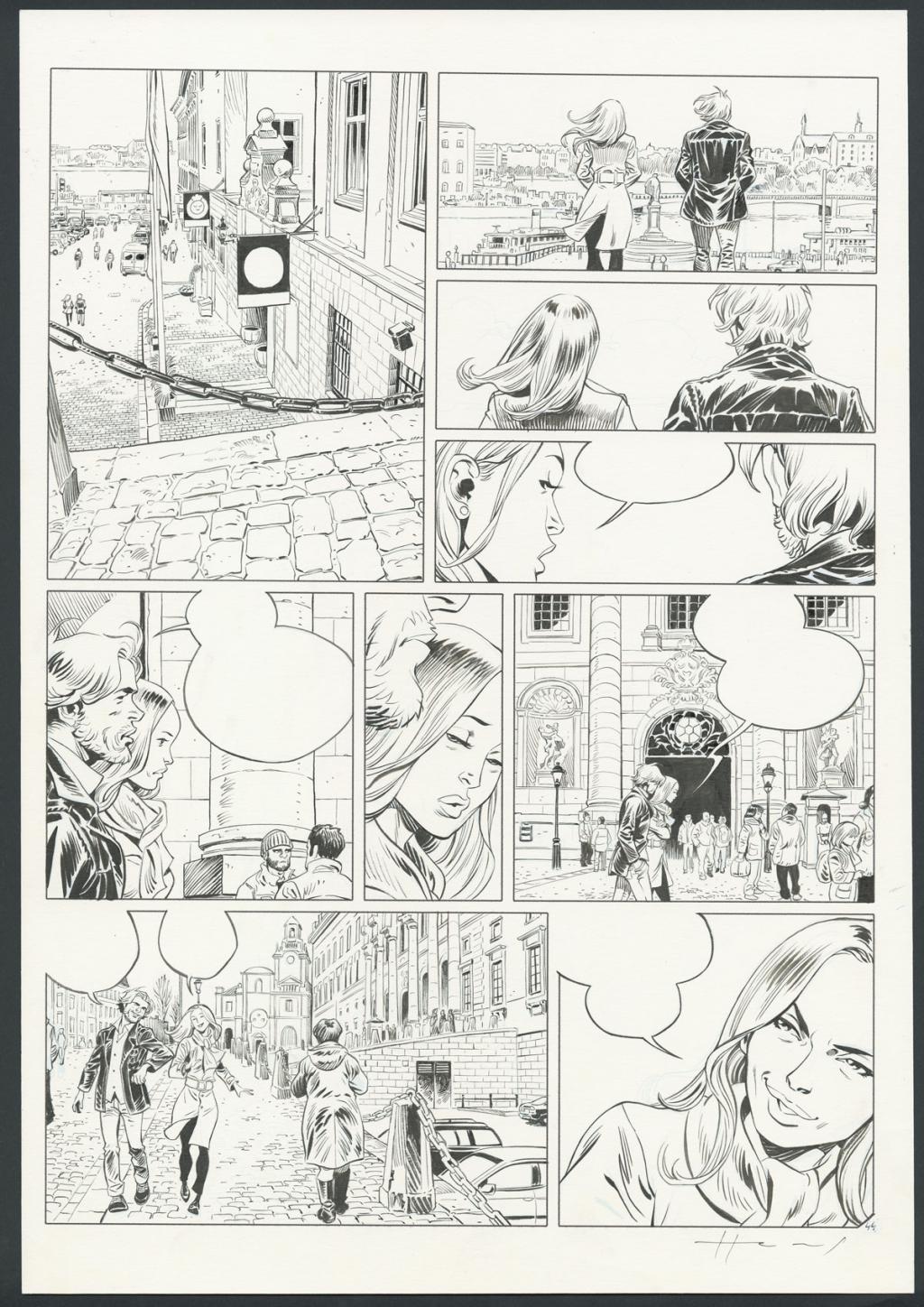 Planche originale - Homs - Encre de Chine sur papier - 5628