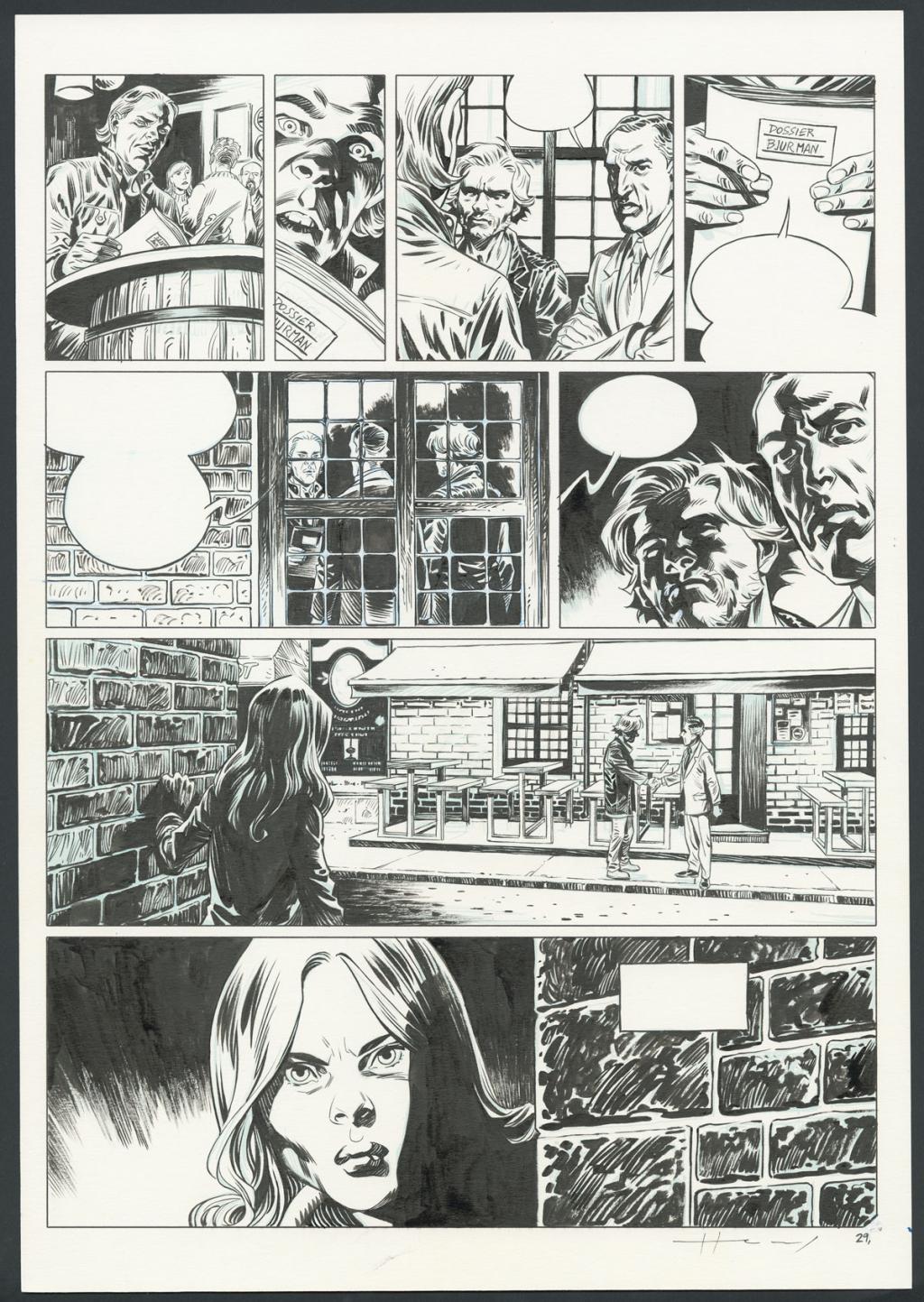 Planche originale - Homs - Encre de Chine sur papier - 5629