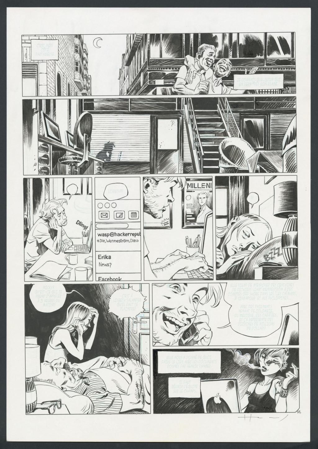 Planche originale - Homs - Encre de Chine sur papier - 5630