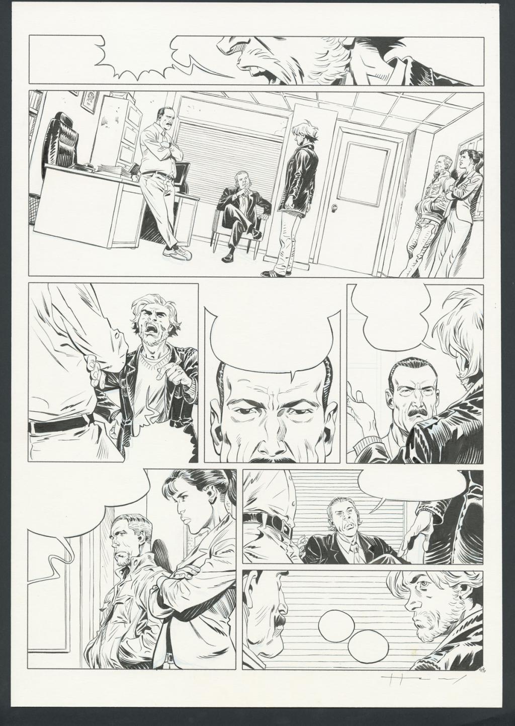 Planche originale - Homs - Encre de Chine sur papier - 3692