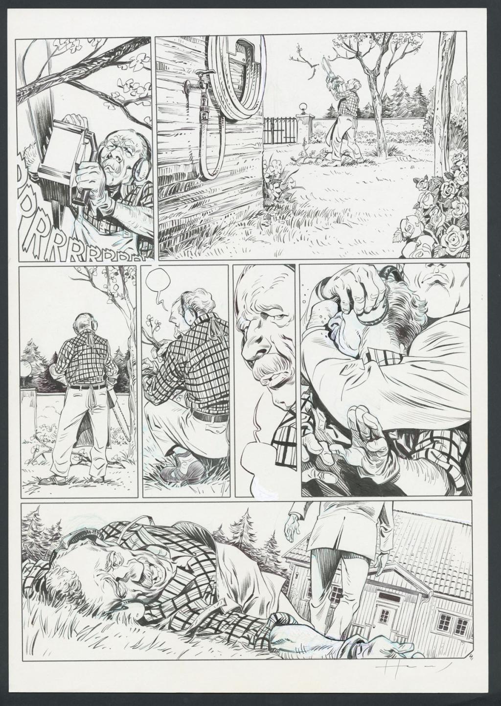 Planche originale - Homs - Encre de Chine sur papier - 3693