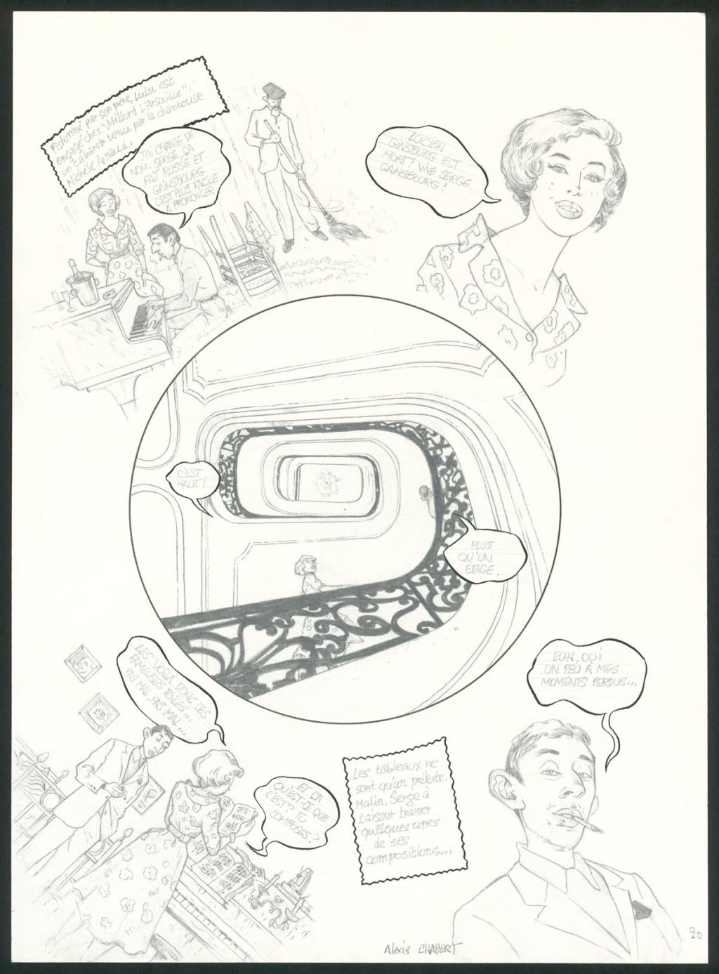 planche originale n°20 - Alexis Chabert - Encre de Chine et crayon sur papier - 3704