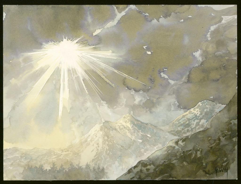 Double planche originale 176 et 177 - Jean-Paul Krassinsky - Aquarelle et encre de Chine - 3902