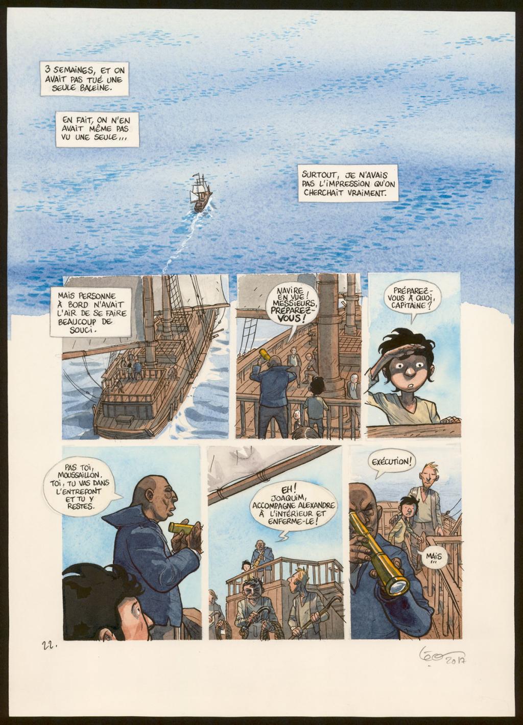 Planche originale - Leonard Chemineau - Aquarelle et encre de Chine sur papier - 3923