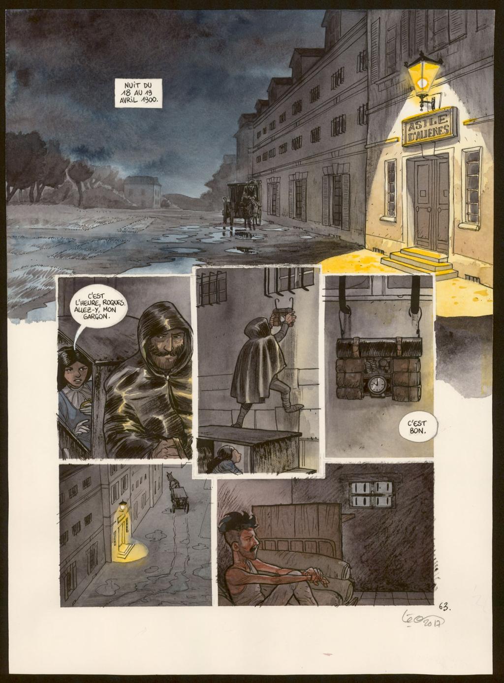 Planche originale - Leonard Chemineau - Aquarelle et encre de Chine sur papier - 3927