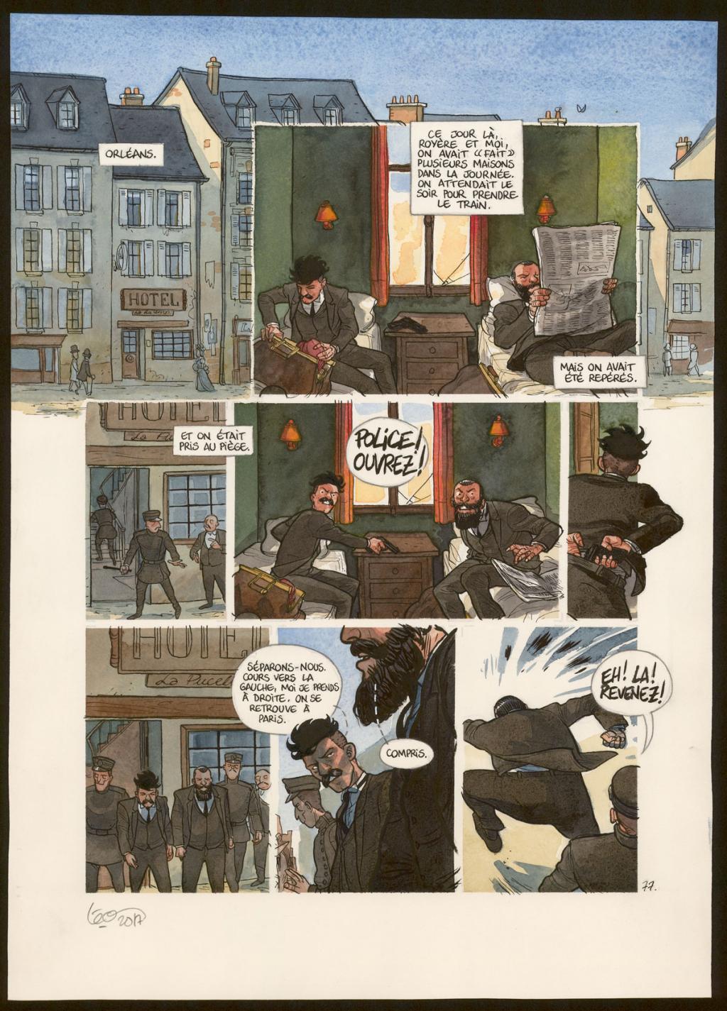 Planche originale - Leonard Chemineau - Aquarelle et encre de Chine sur papier - 3931