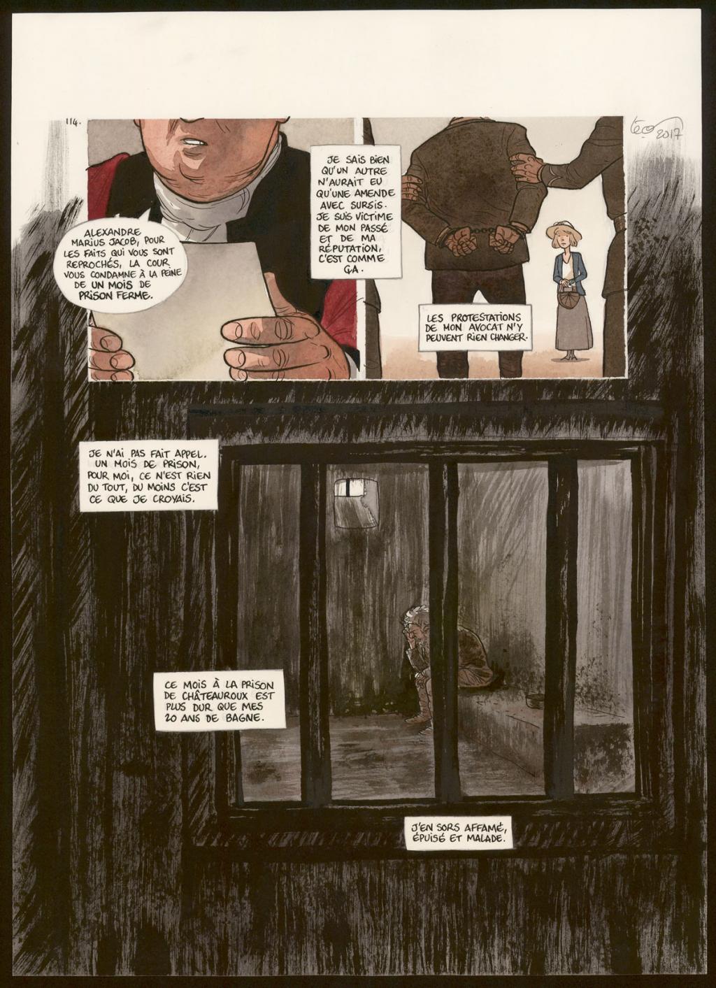 Planche originale - Leonard Chemineau - Aquarelle et encre de Chine sur papier - 3932