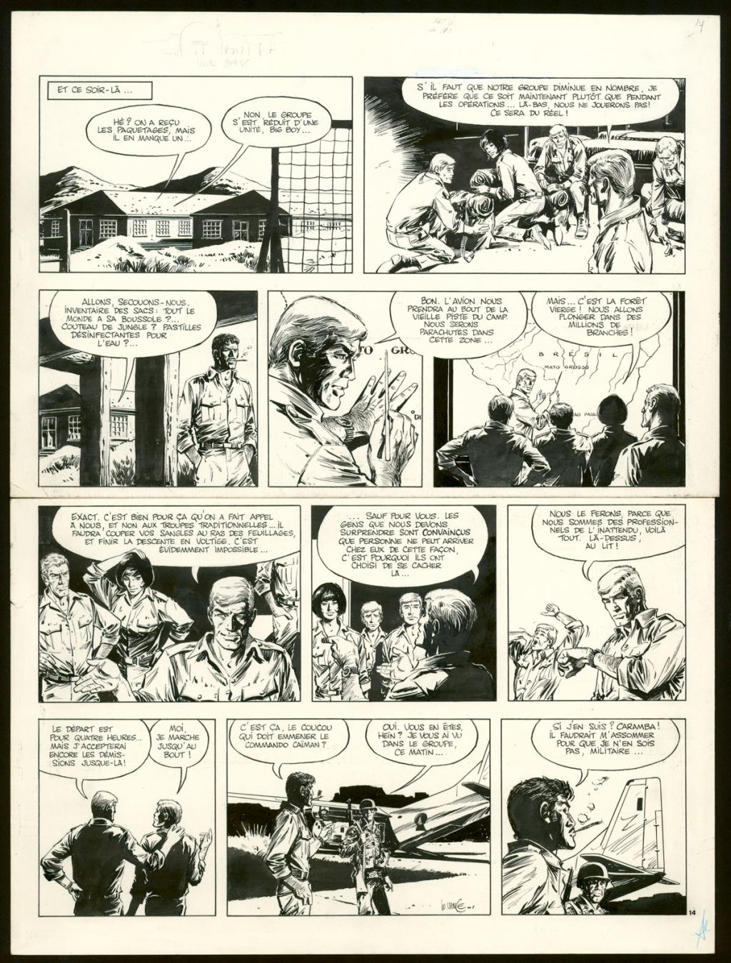 Planche originale n°14 - William Vance - Encre de Chine sur papier - 5755