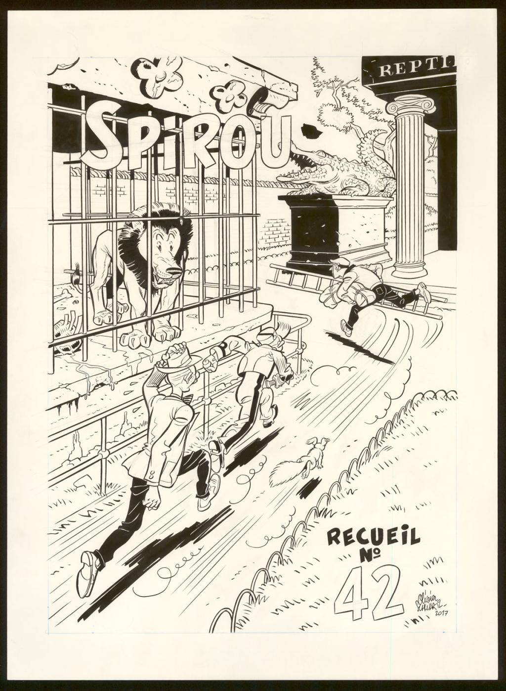 Illustration originale - Olivier Schwartz - Encre de Chine sur papier - 6156