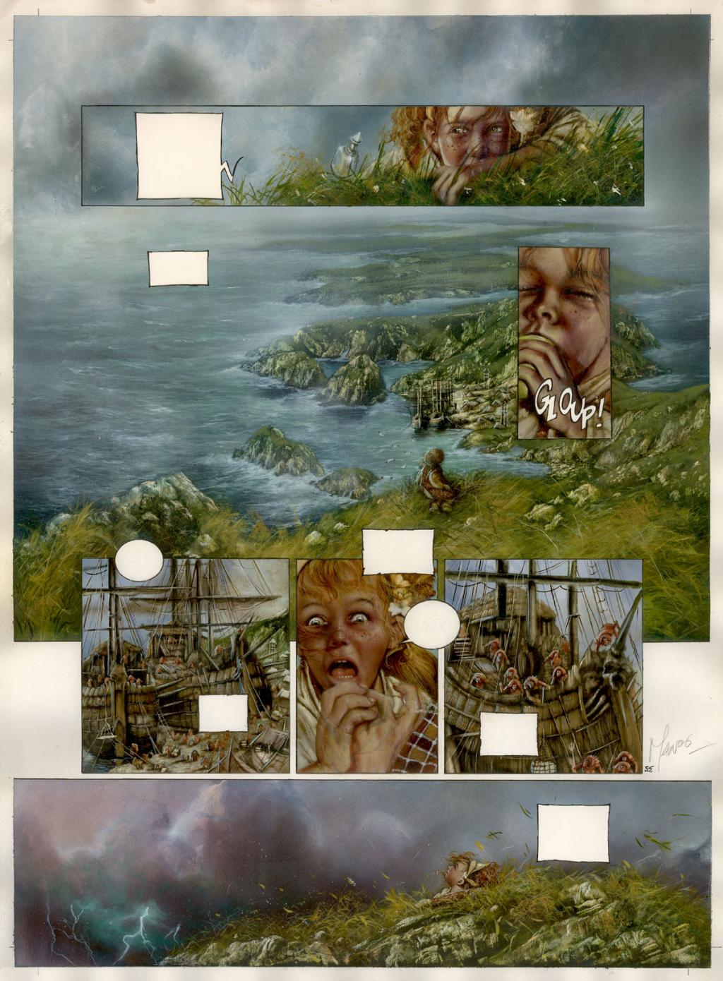 Planche originale - Emmanuel Civiello - Technique mixte - 3847