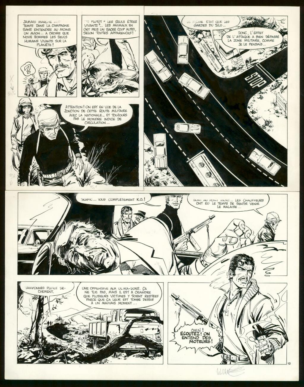 Planche originale n°12 - William Vance - Encre de Chine sur papier - 4417