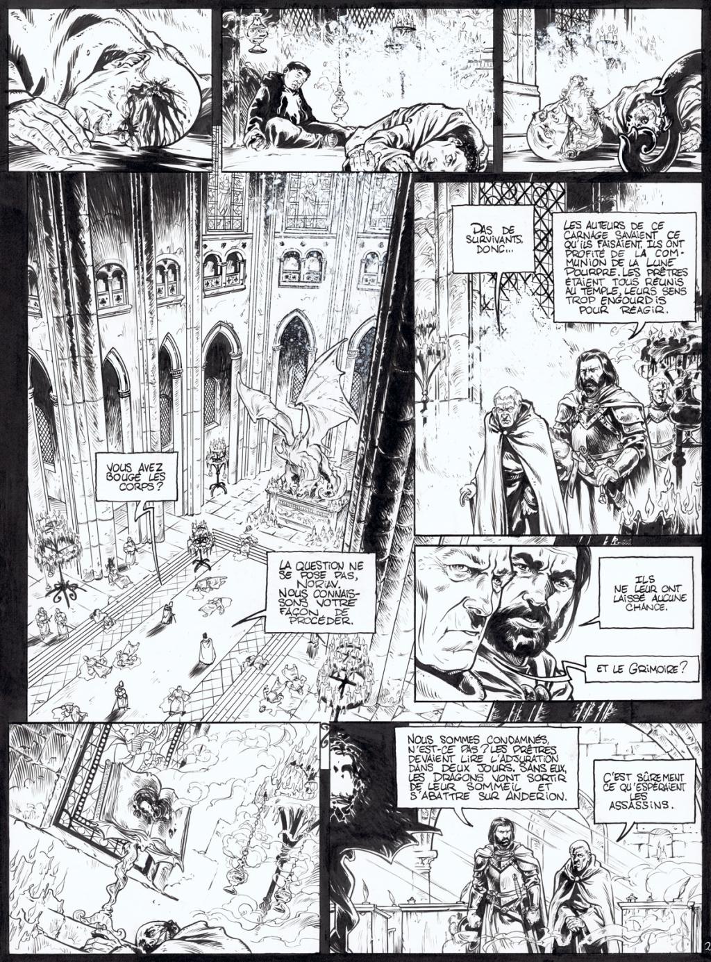 planche originale n°02 - Jean Charles Poupard - Encre de Chine - 4764