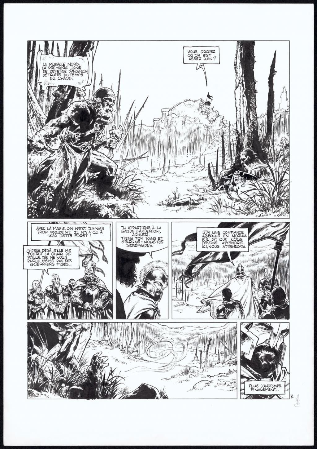 planche originale n°08 - Jean Charles Poupard - Encre de Chine - 4932