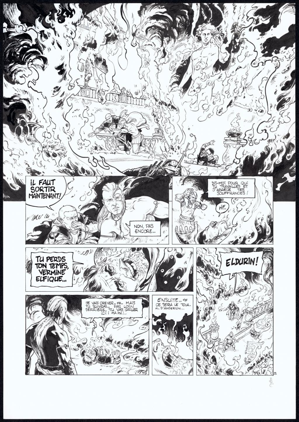 planche originale n°29 - Jean Charles Poupard - Encre de Chine - 4930