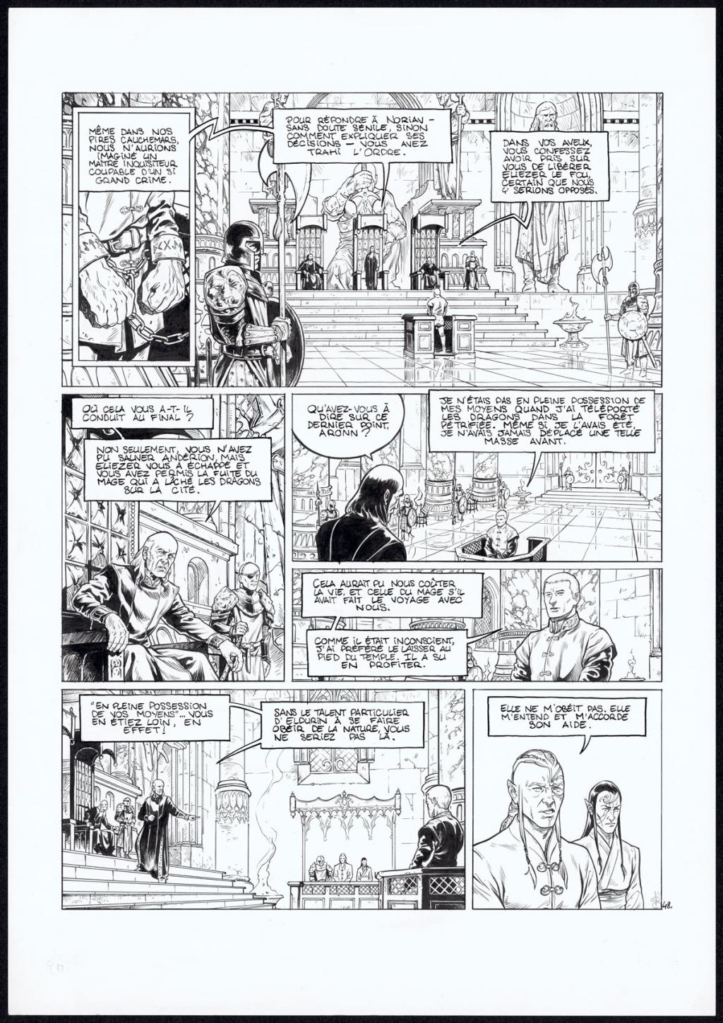 planche originale n°48 - Jean Charles Poupard - Encre de Chine - 4740