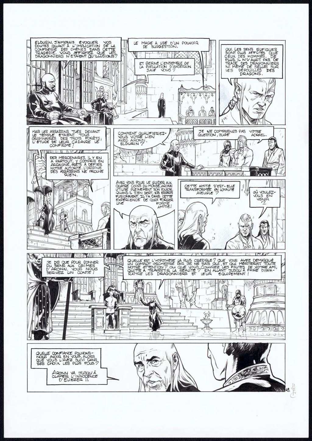 planche originale n°49 - Jean Charles Poupard - Encre de Chine - 4741