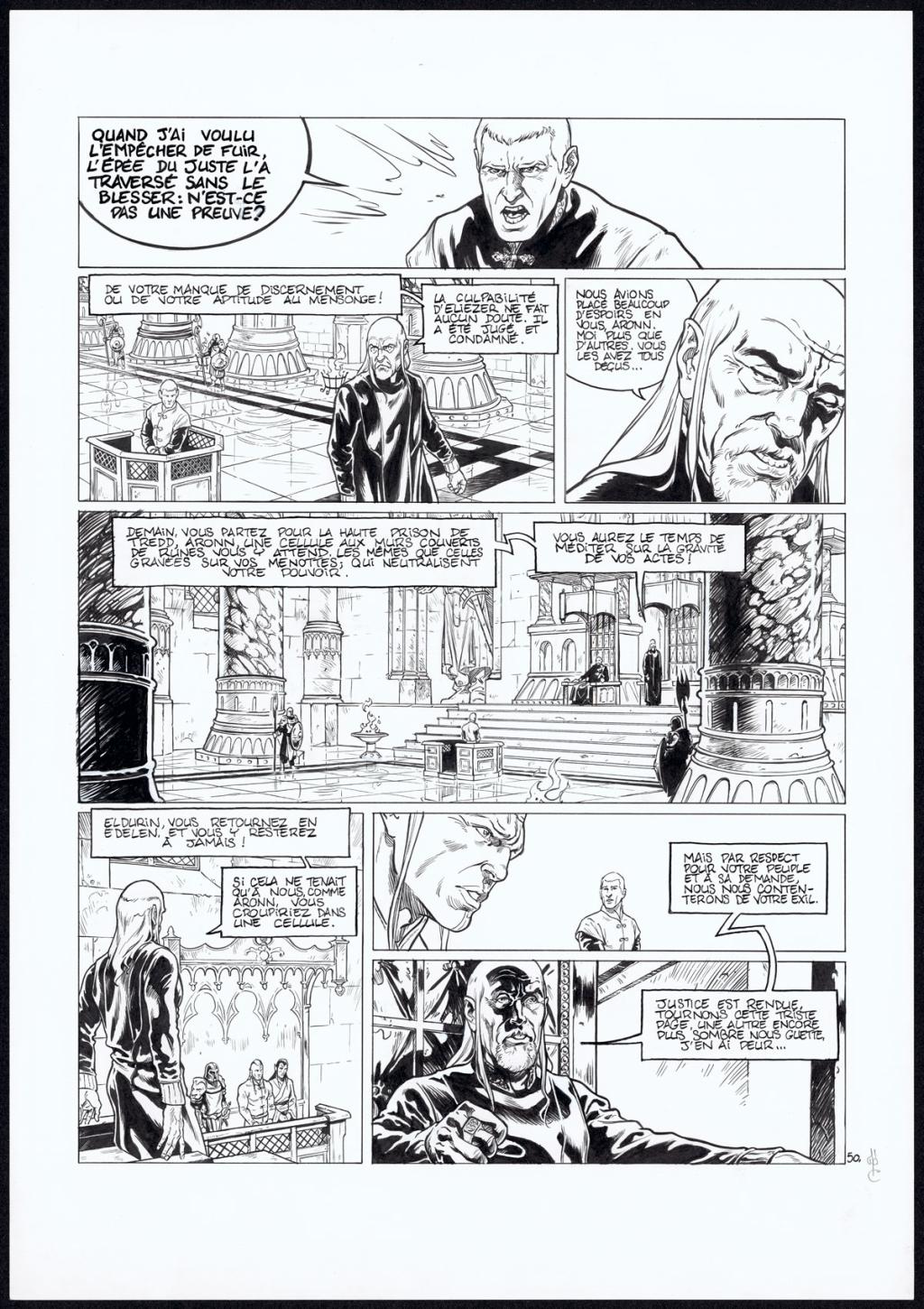 planche originale n°50 - Jean Charles Poupard - Encre de Chine - 4742