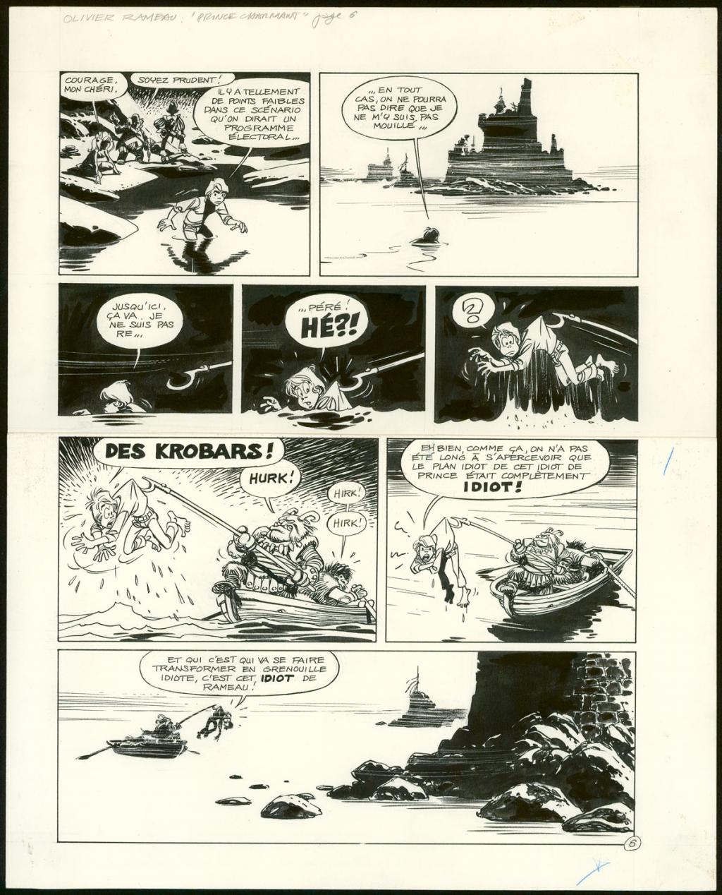 Planche originale n°6 - Dany - Encre de Chine sur papier - 4060