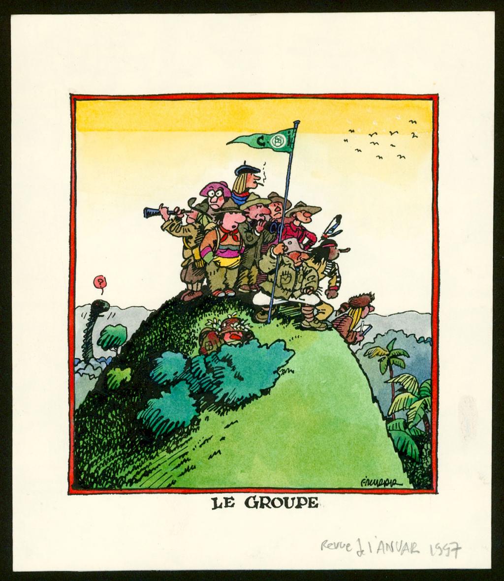 illustration originale - F'murr - Aquarelle et encre de Chine sur papier - 3715