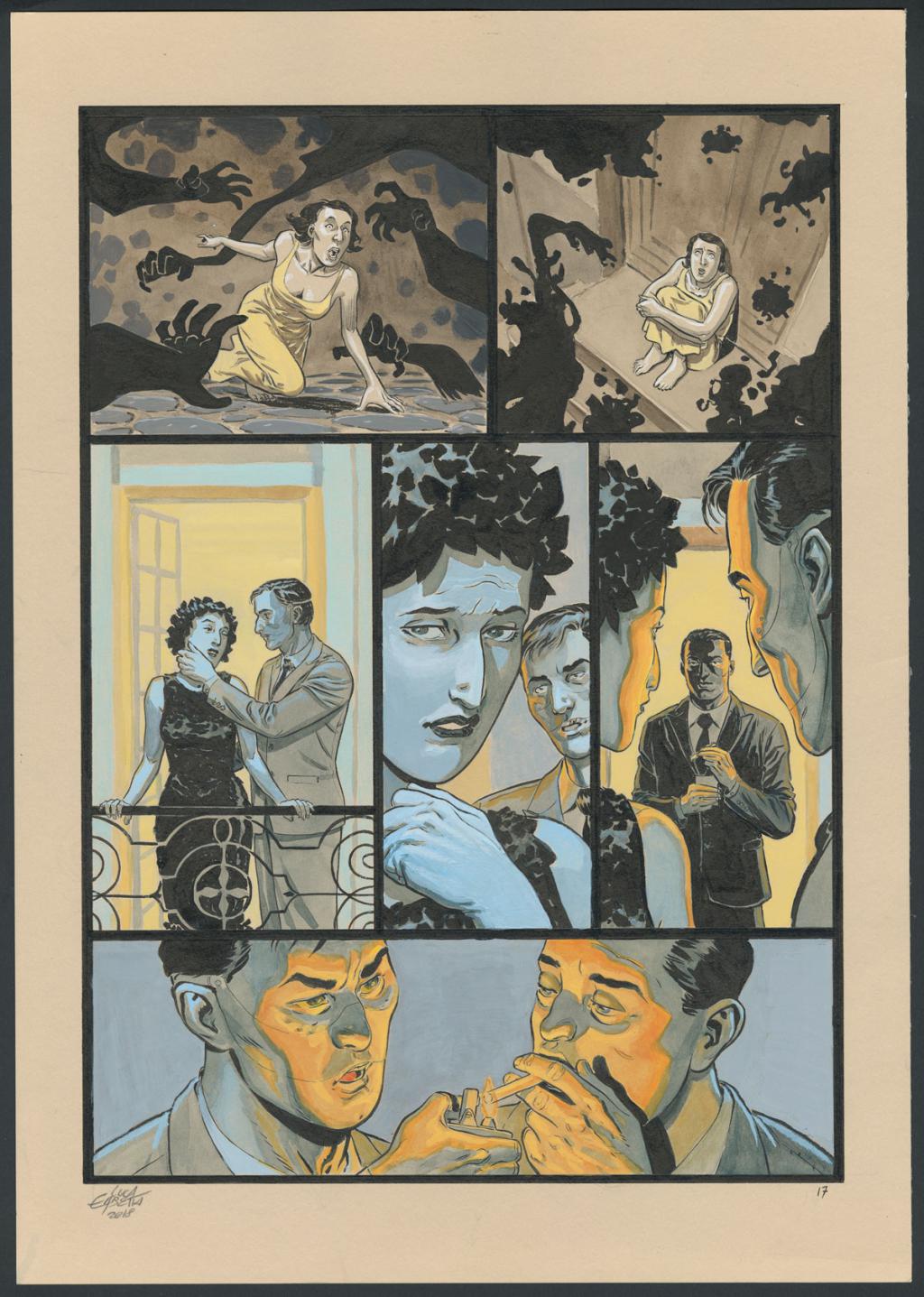 Planche originale 17 - Erbetta Luca - Gouache et encre de Chine - 4078