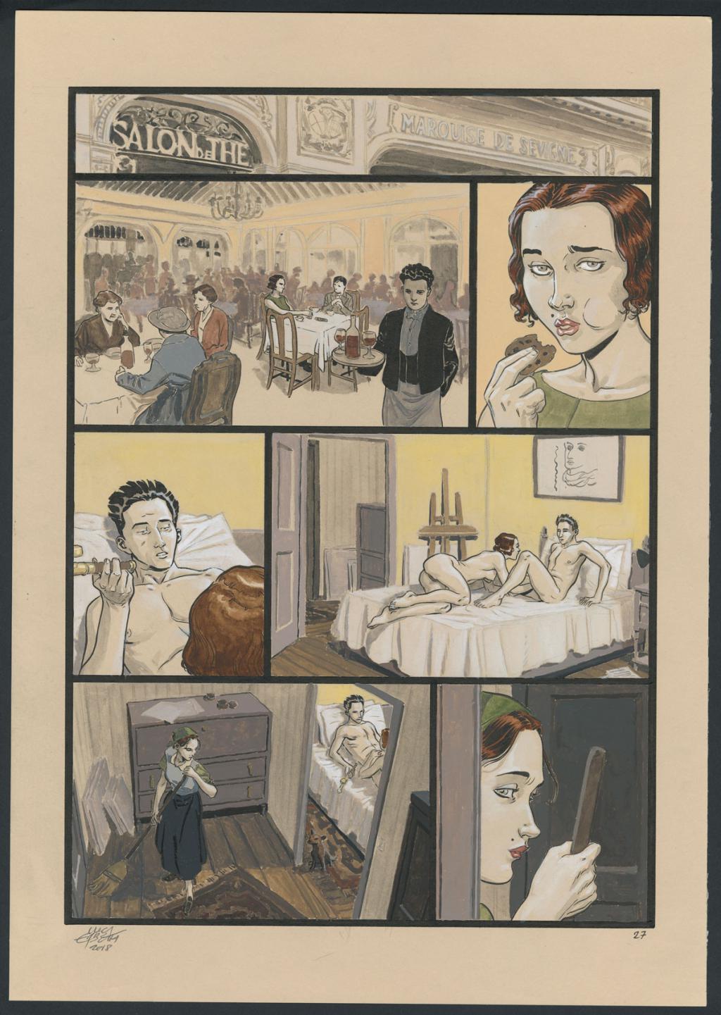 Planche originale 27 - Erbetta Luca - Gouache et encre de Chine - 4076