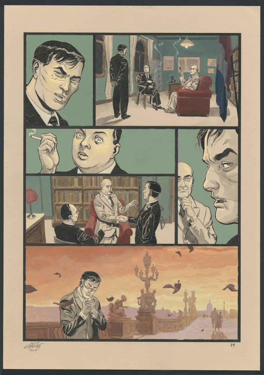 Planche originale 89 - Erbetta Luca - Gouache et encre de Chine - 4063