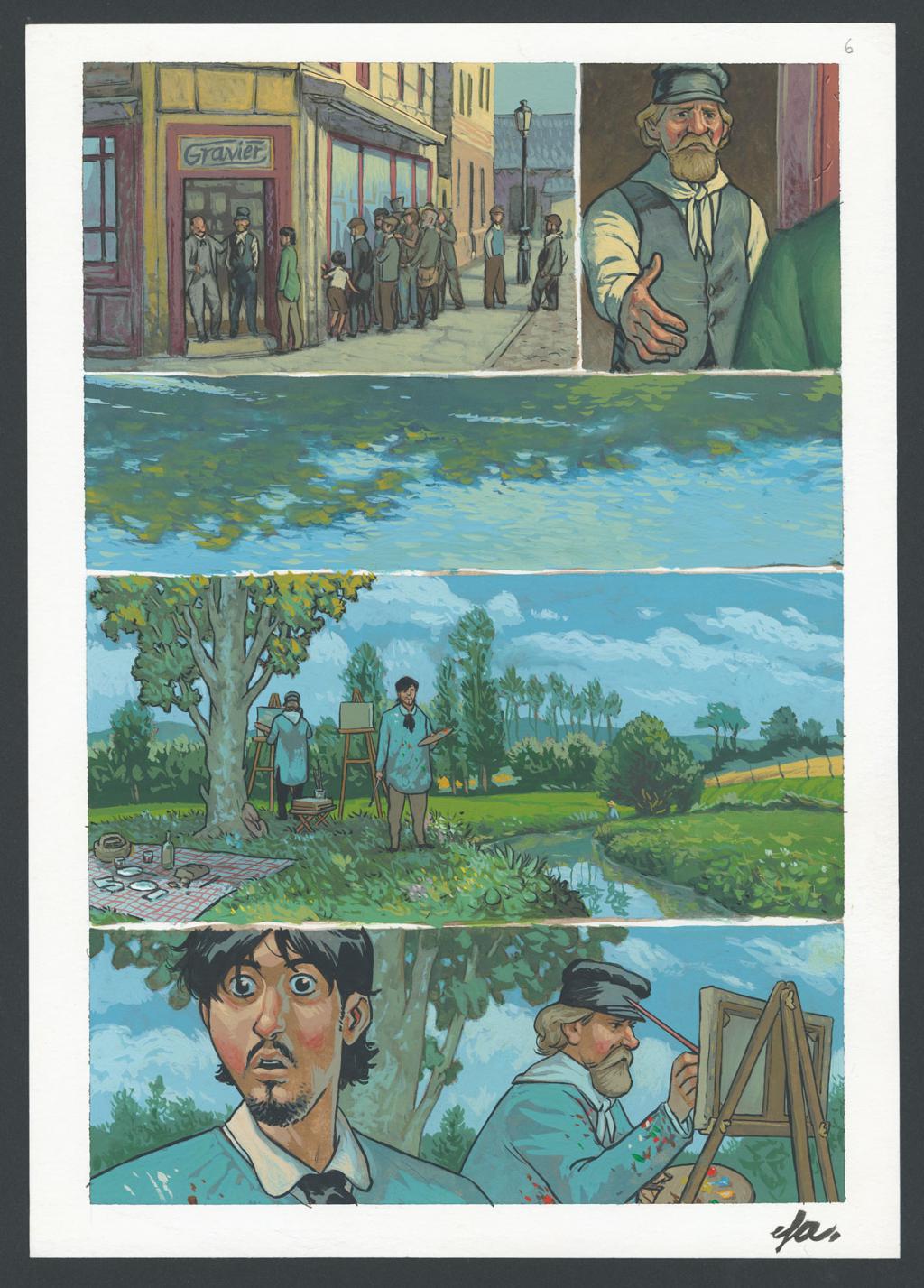 Planche originale n°6 - Efa - Gouache sur papier - 4225