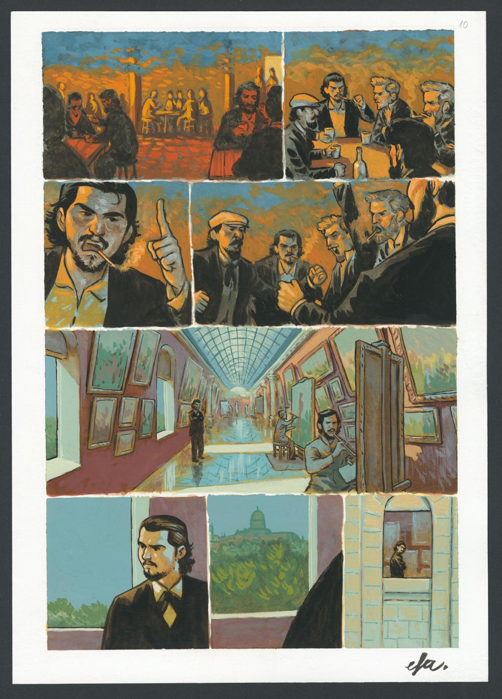 Planche originale n°10 - Efa - Gouache sur papier - 4297