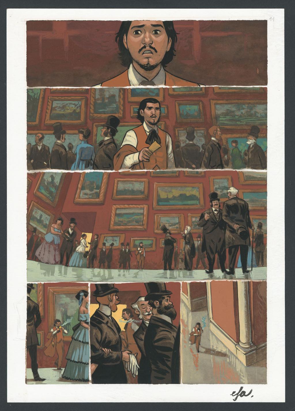 Planche originale n°11 - Efa - Gouache sur papier - 4296