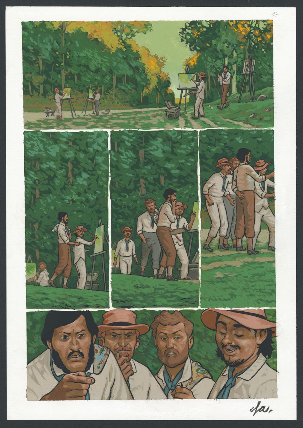 Planche originale n°17 - Efa - Gouache sur papier - 4293