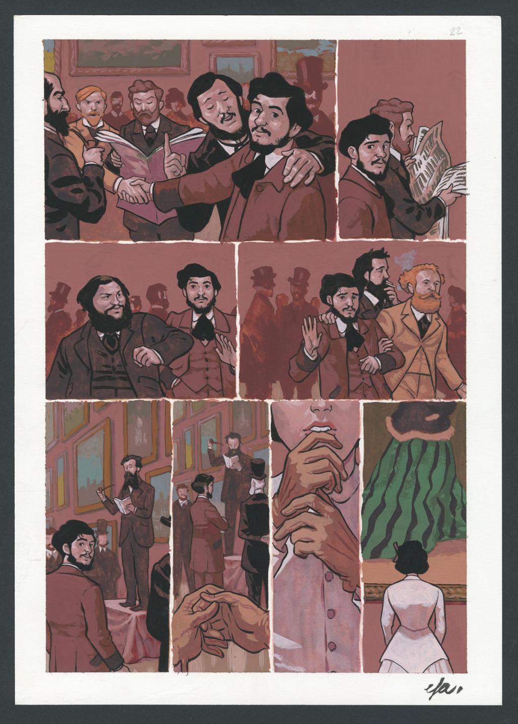 Planche originale n°22 - Efa - Gouache sur papier - 4220