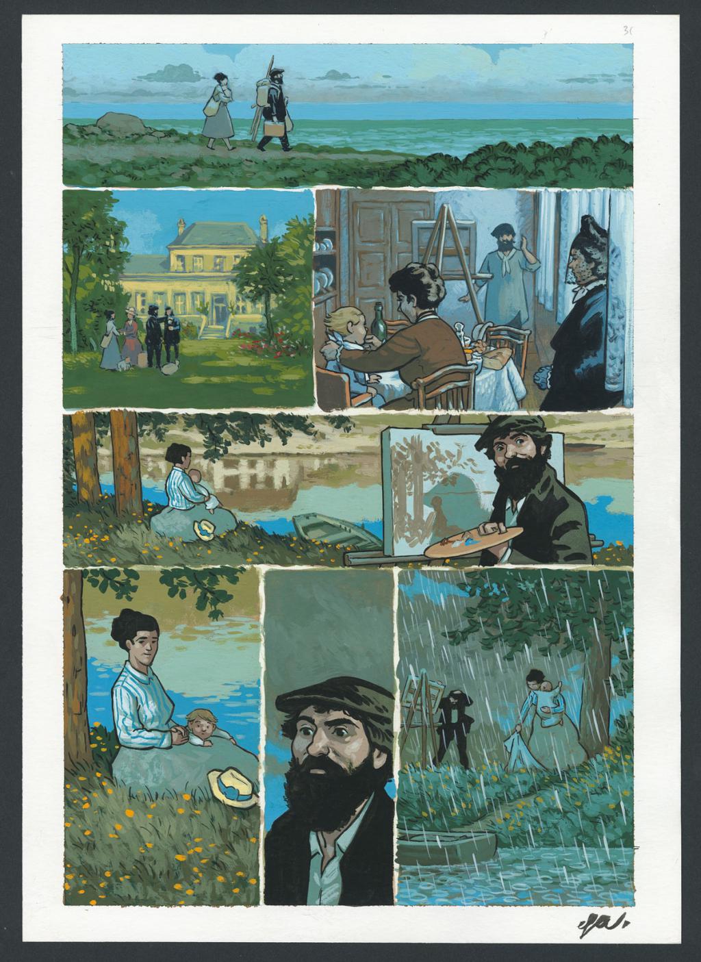 Planche originale n°30 - Efa - Gouache sur papier - 4219