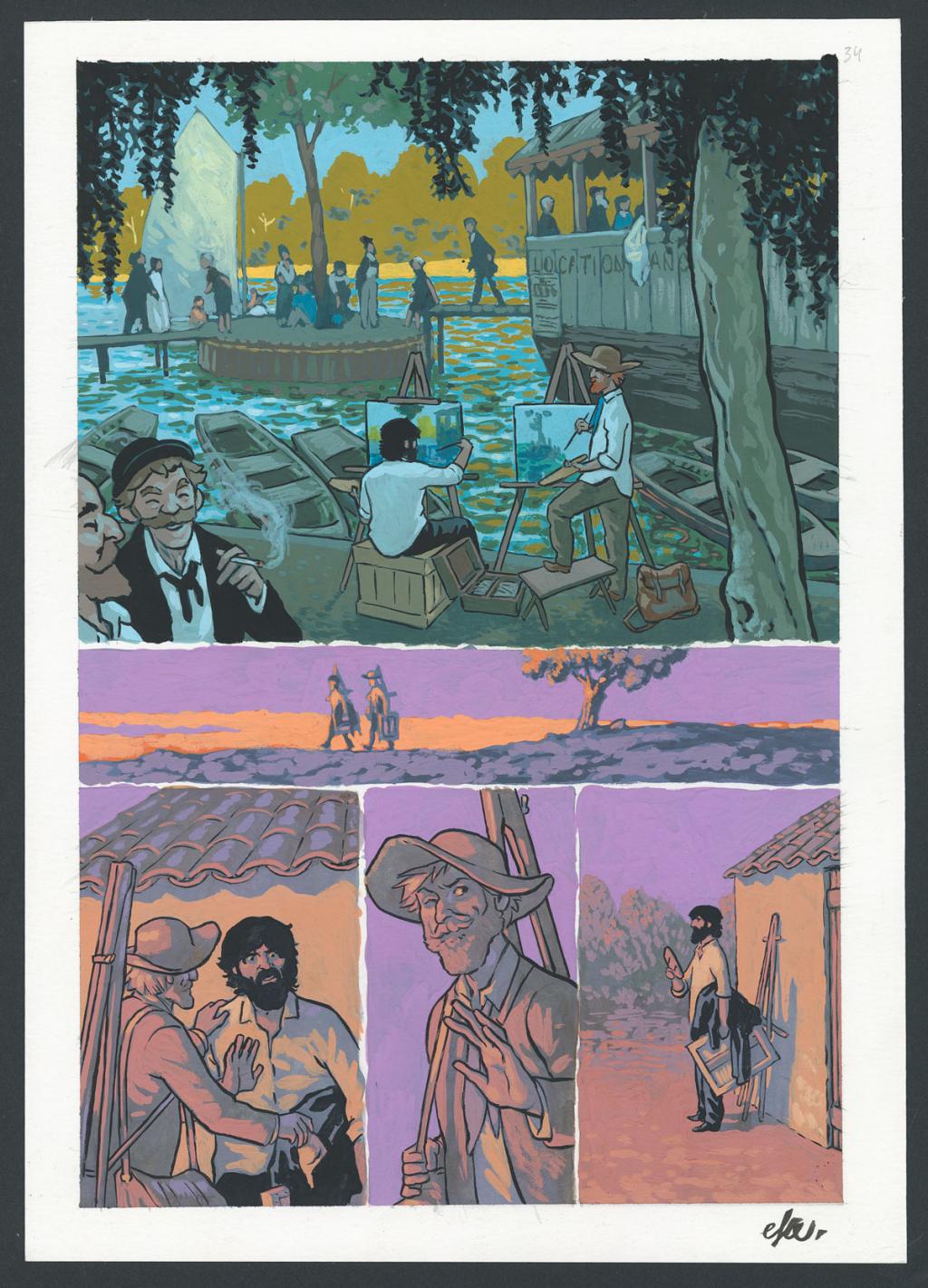 Planche originale n°34 - Efa - Gouache sur papier - 4218