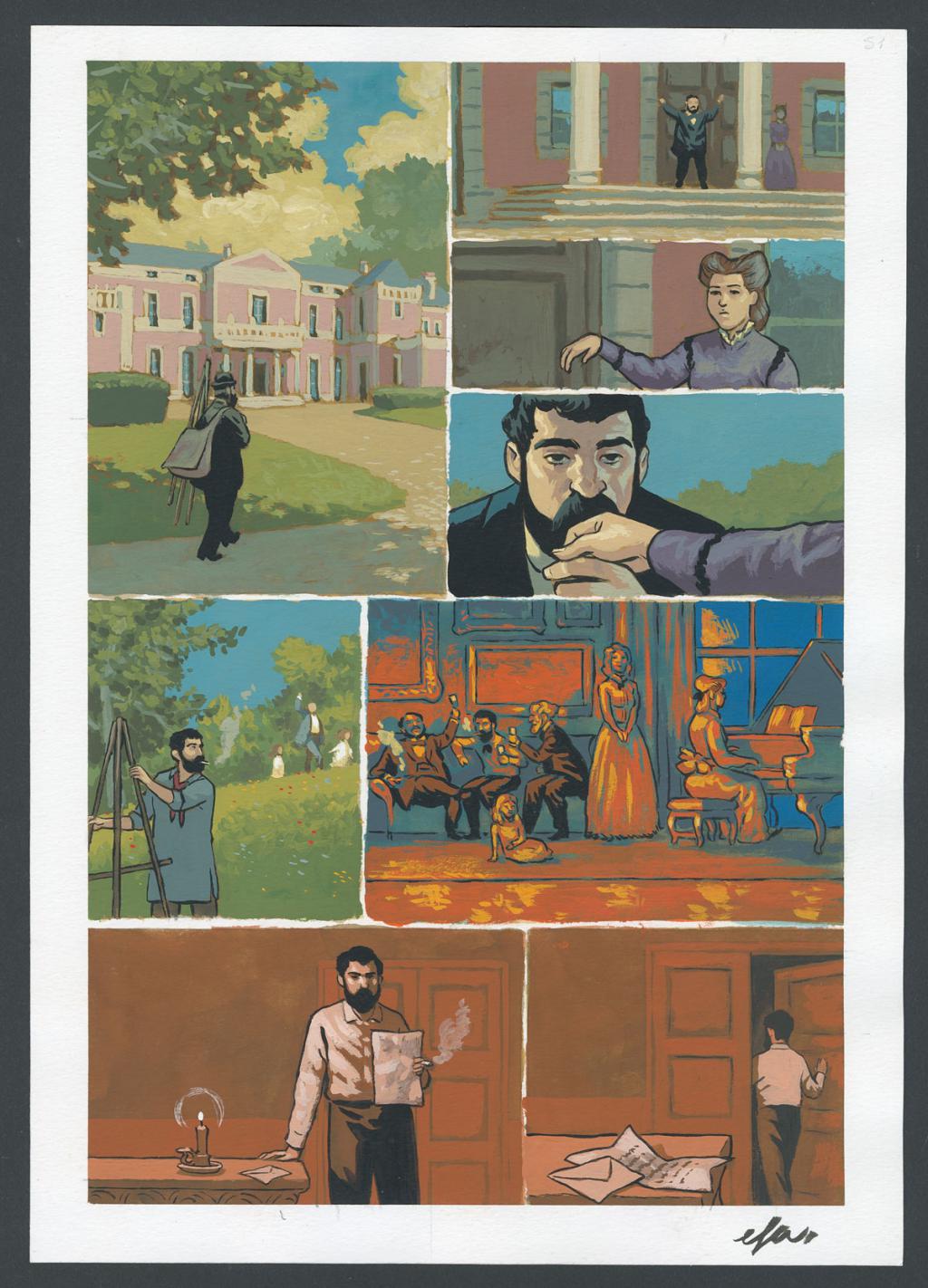 Planche originale n°51 - Efa - Gouache sur papier - 4213