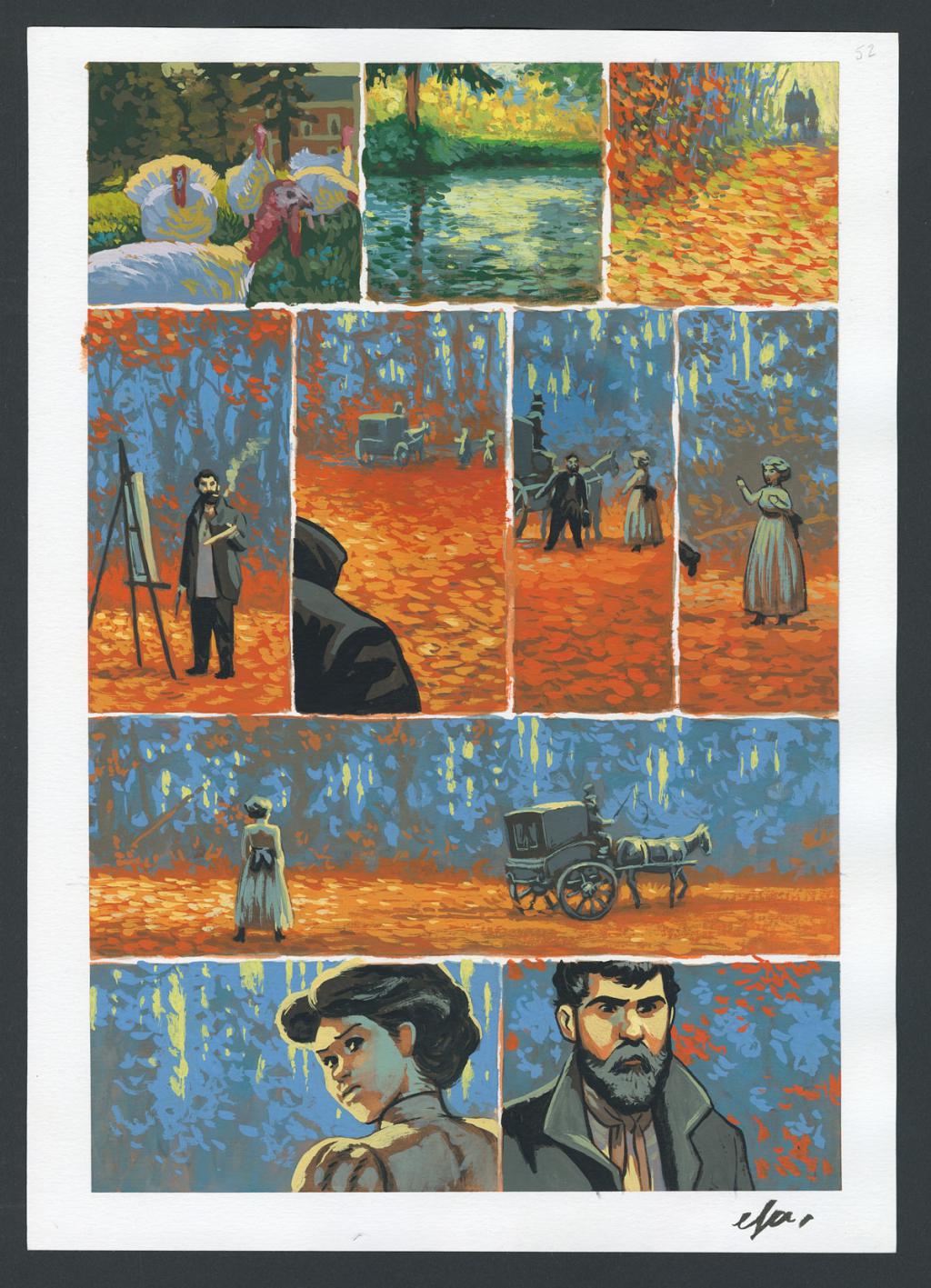 Planche originale n°52 - Efa - Gouache sur papier - 4212