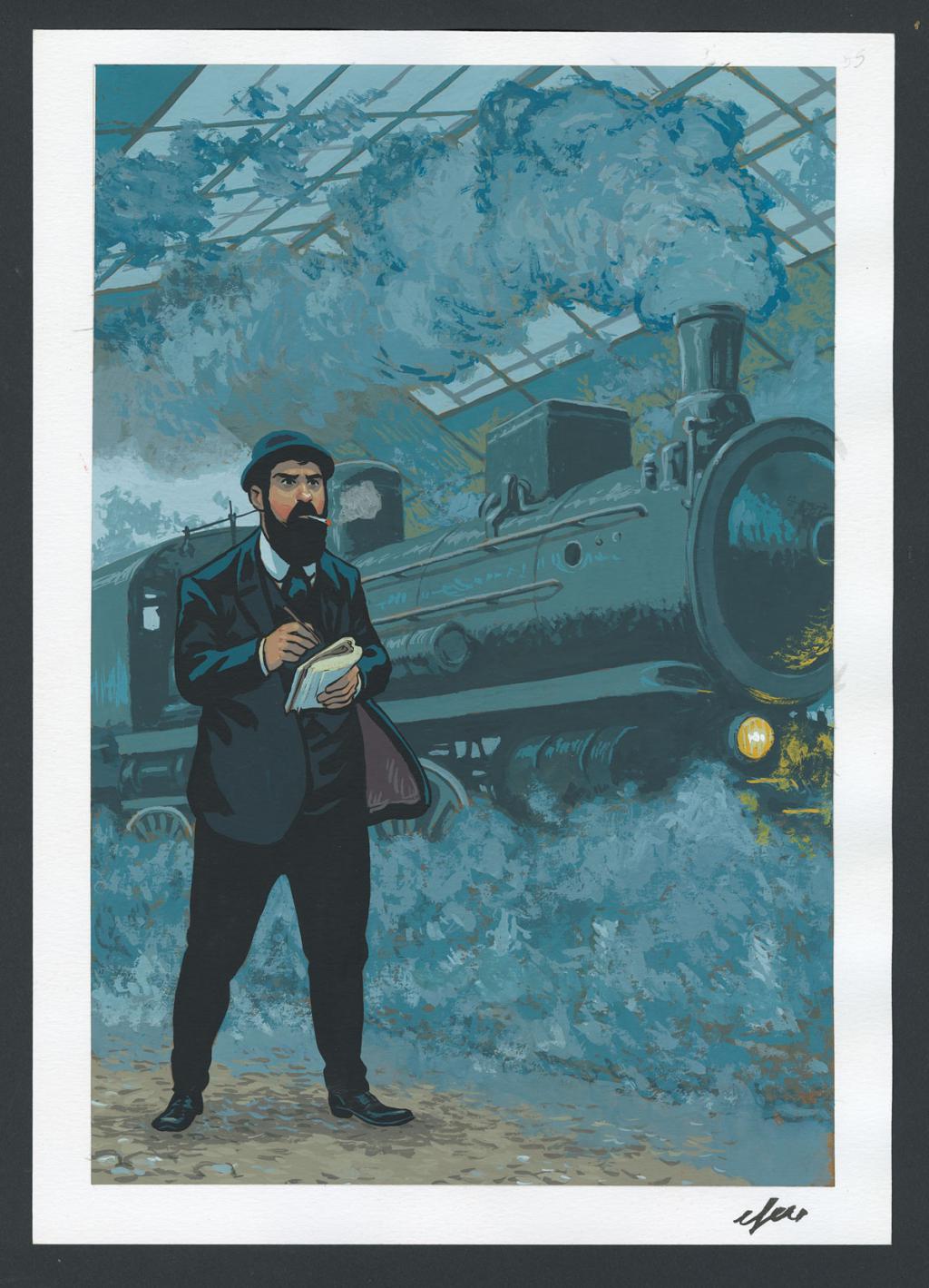 Planche originale n°55 - Efa - Gouache sur papier - 4210