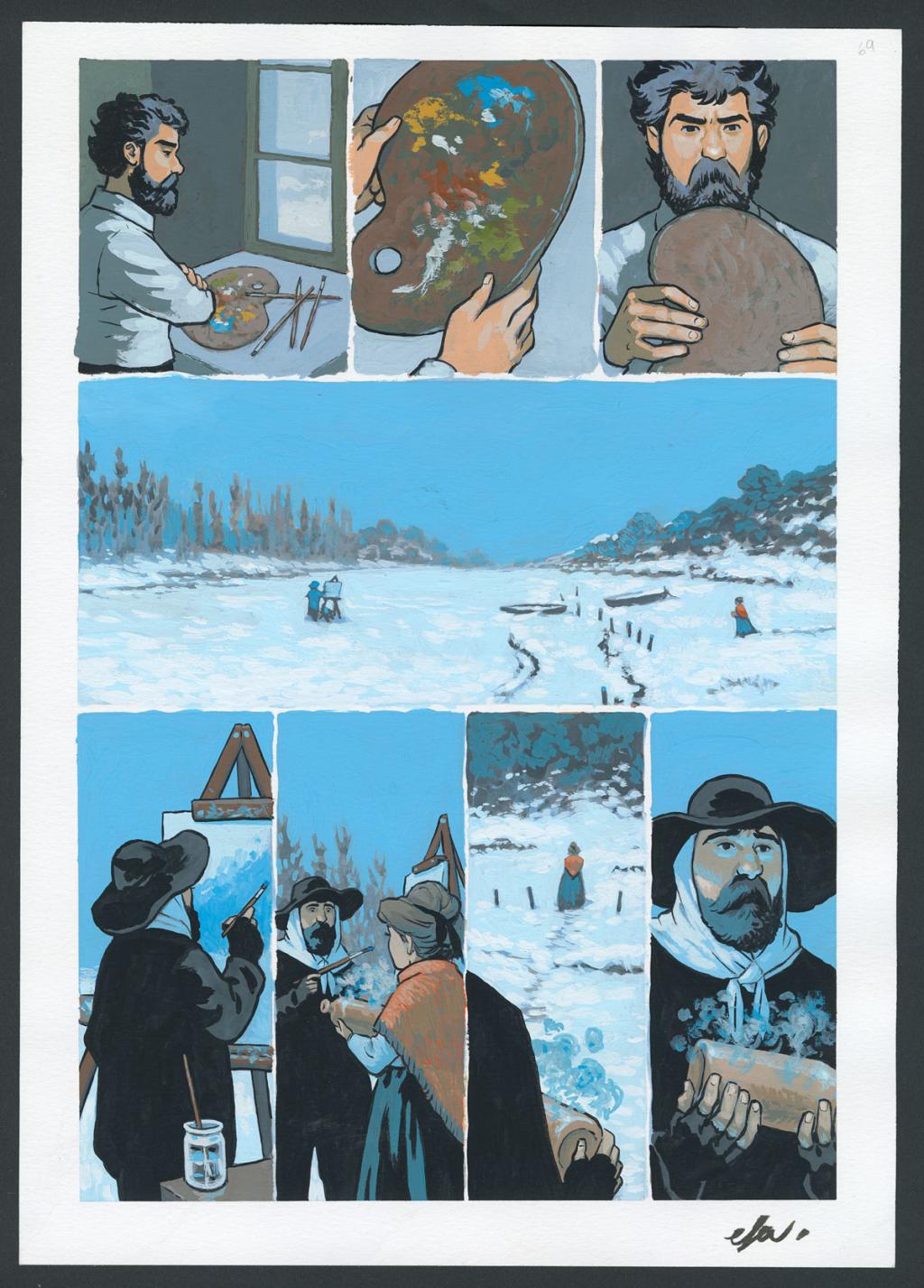 Planche originale n°69 - Efa - Gouache sur papier - 4208