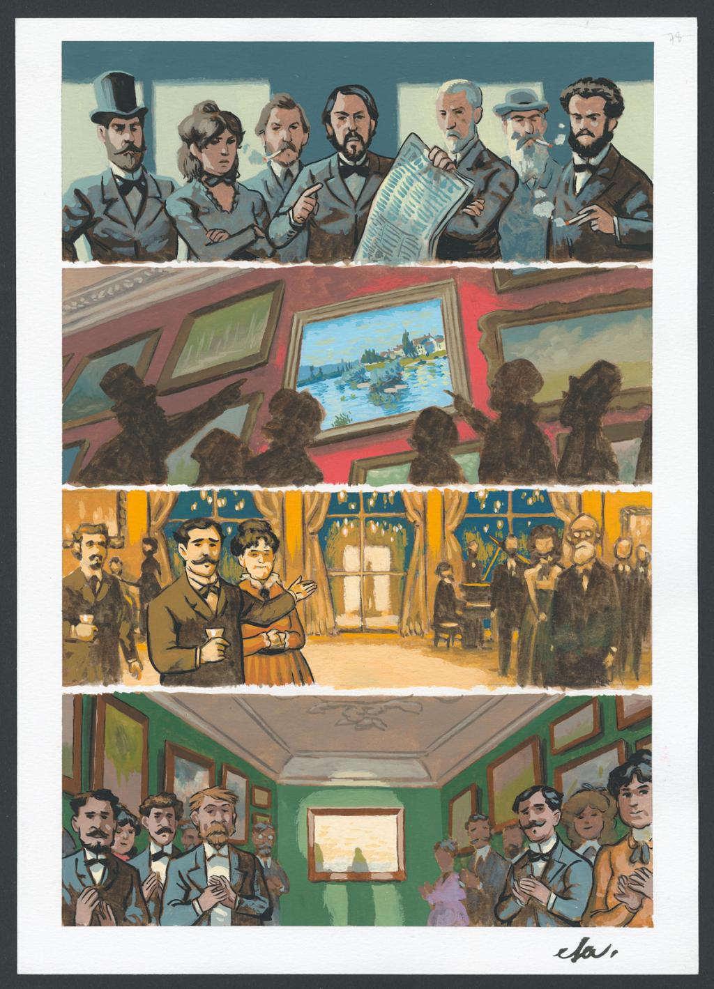 Planche originale n°78 - Efa - Gouache sur papier - 4207