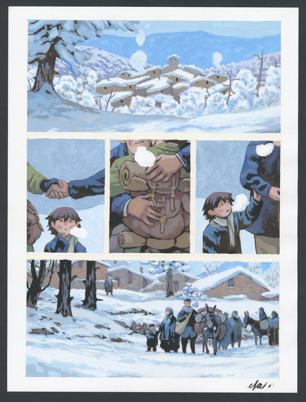 Planche originale n°37 - Efa - Gouache sur papier - 4203